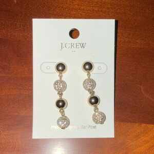 J. Crew Gold Dangle Earrings